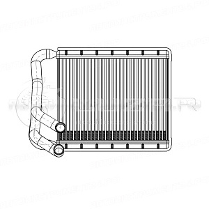 Радиатор отопления Kia CEED (12-)/Hyundai Elantra/i30 (11-) LUZAR